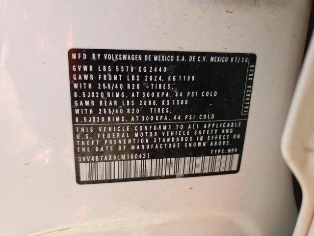 2020 VOLKSWAGEN TIGUAN SEL 3VV4B7AX9LM160431