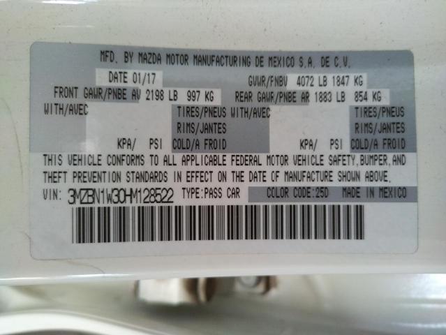 2017 MAZDA 3 GRAND TO 3MZBN1W30HM128522