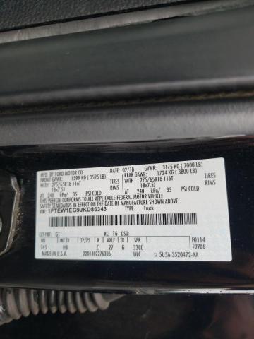 2018 FORD F150 SUPER 1FTEW1EG9JKD86343