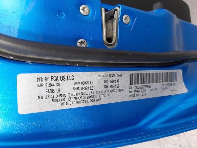 2016 DODGE DART GT SP 1C3CDFGB0GD823563