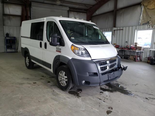 Salvage cars for sale from Copart Billerica, MA: 2017 Dodge RAM Promaster