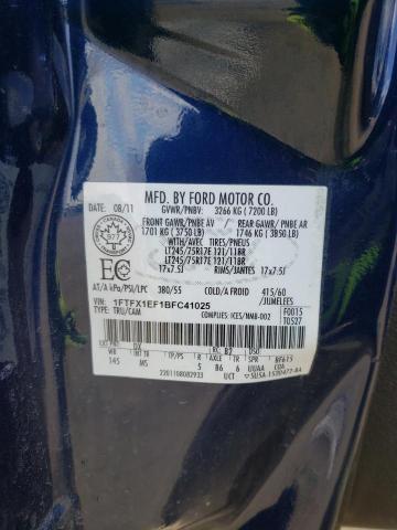 1FTFX1EF1BFC41025 Ford F150 Super 2011. Фото: 9