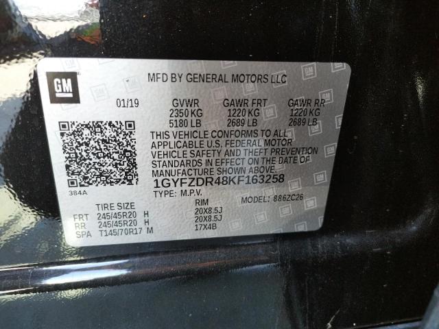 2019 CADILLAC XT4 PREMIU 1GYFZDR48KF163258