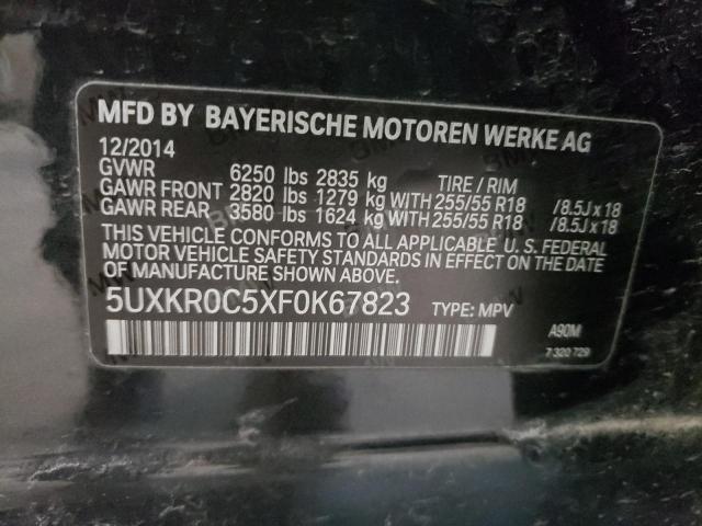 2015 BMW X5 XDRIVE3 5UXKR0C5XF0K67823