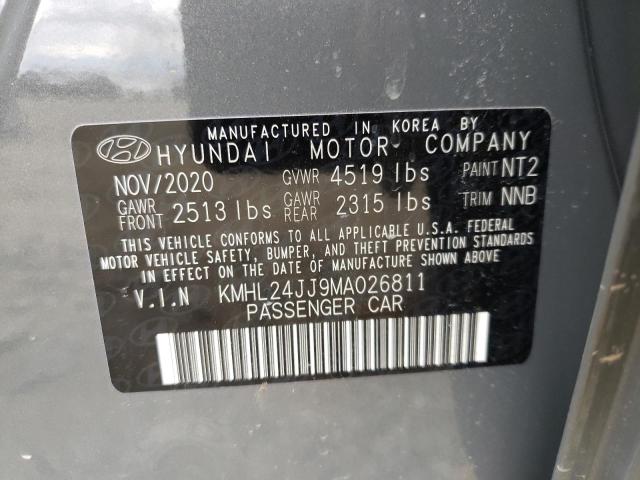 2021 HYUNDAI SONATA HYB KMHL24JJ9MA026811