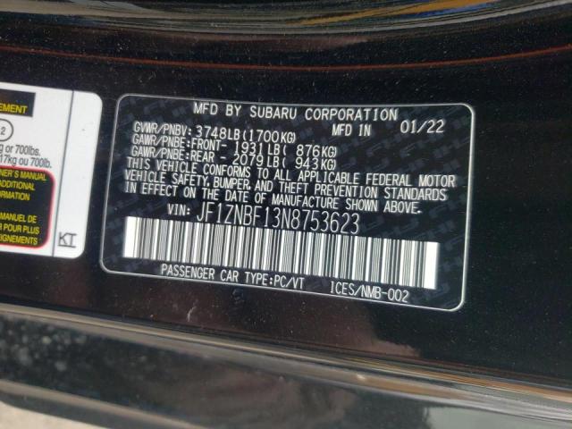 2022 TOYOTA GR86 JF1ZNBF13N8753623