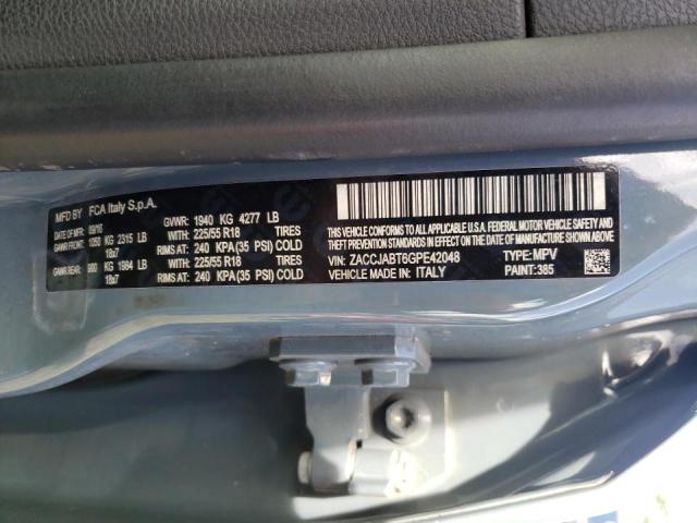 2016 JEEP RENEGADE L ZACCJABT6GPE42048