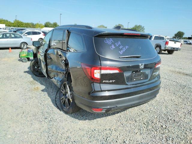2022 HONDA PILOT BLAC 5FNYF6H7XNB024479