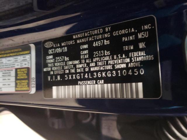 2019 KIA OPTIMA LX 5XXGT4L36KG310450