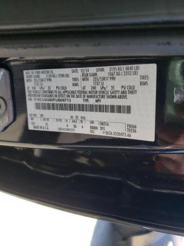 2015 FORD ESCAPE SE 1FMCU9G90FUB09713