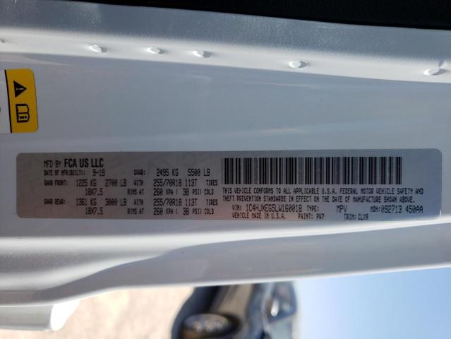 2020 JEEP WRANGLER U 1C4HJXEG5LW160018