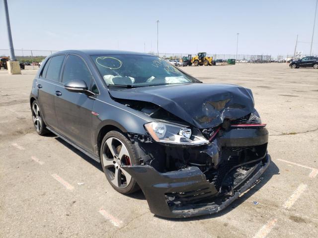 Salvage cars for sale from Copart Moraine, OH: 2017 Volkswagen GTI S