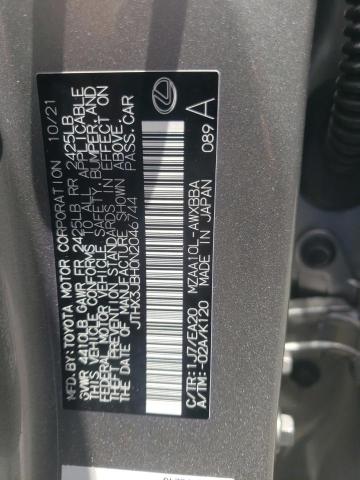 2022 LEXUS UX 200 BAS JTHX3JBH0N2046744