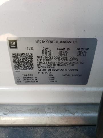 2021 BUICK ENCLAVE PR 5GAEVBKW6MJ156906