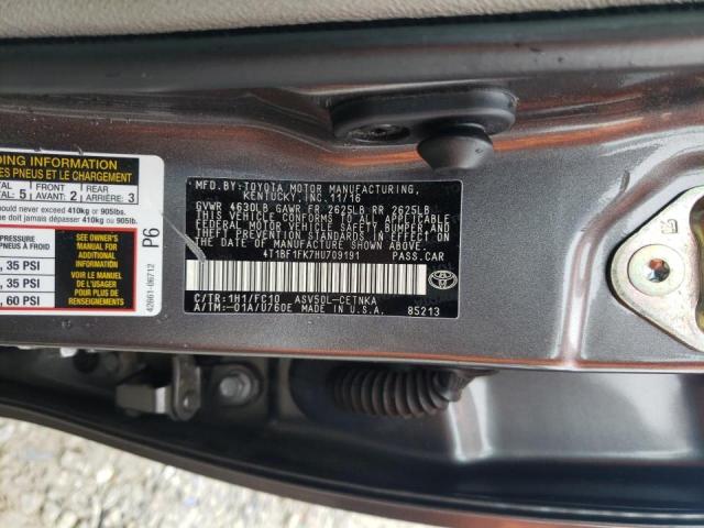 2017 TOYOTA CAMRY LE 4T1BF1FK7HU709191