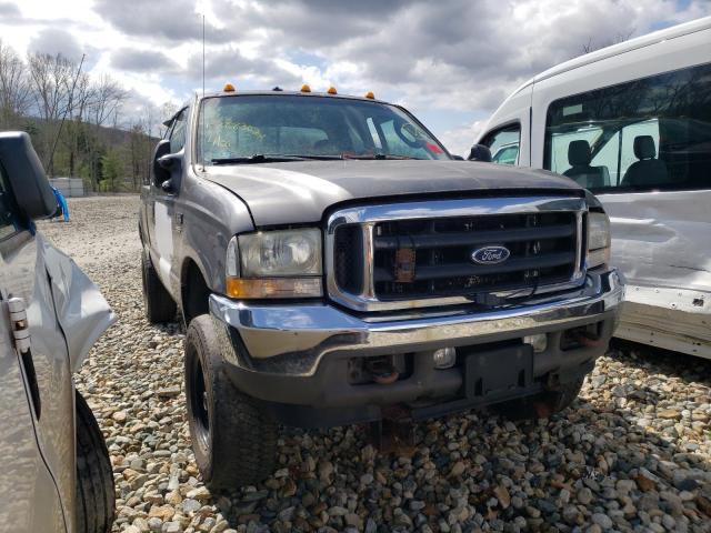 Salvage trucks for sale at Warren, MA auction: 2004 Ford F350 SRW S