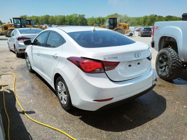 2016 HYUNDAI ELANTRA SE 5NPDH4AEXGH740910