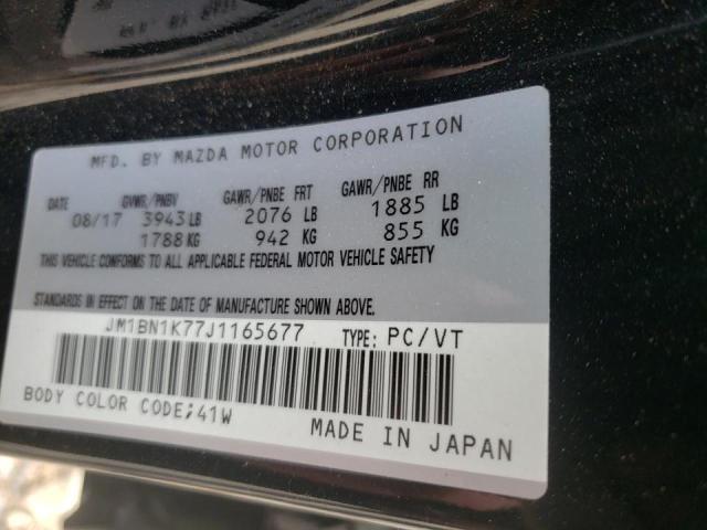 2018 MAZDA 3 SPORT JM1BN1K77J1165677