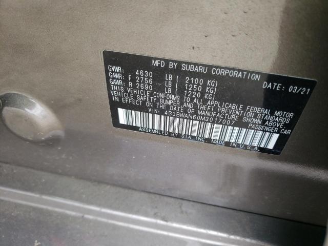 2021 SUBARU LEGACY LIM 4S3BWAN60M3017007