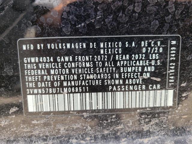 2020 VOLKSWAGEN JETTA S 3VWN57BU7LM069511