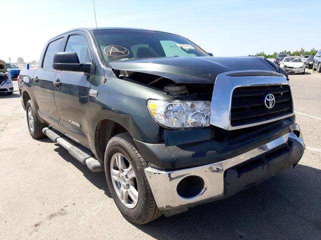 Salvage cars for sale from Copart Fresno, CA: 2007 Toyota Tundra CRE