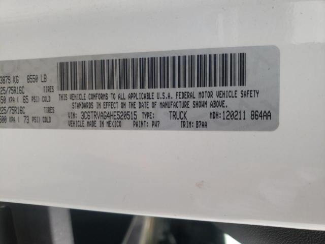 2017 RAM PROMASTER 3C6TRVAG4HE520515