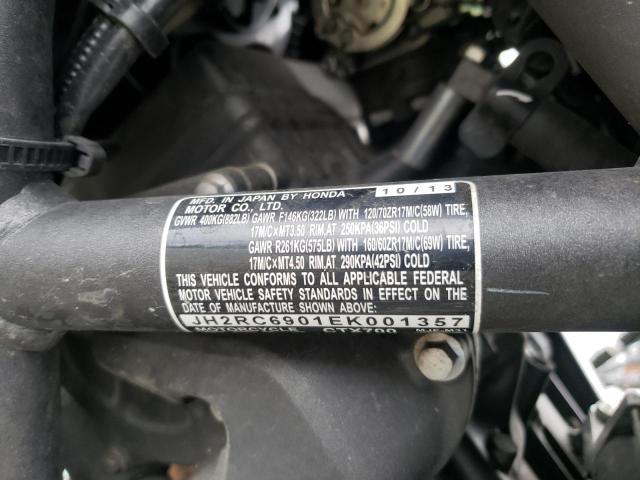 2014 HONDA CTX700 JH2RC6901EK001357
