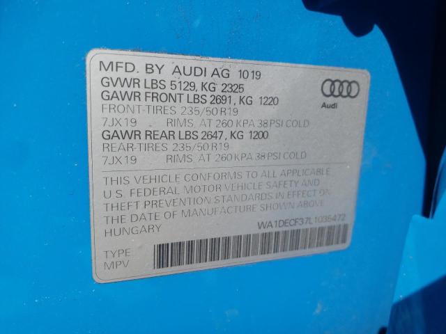 2020 AUDI Q3 PREMIUM WA1DECF37L1035472