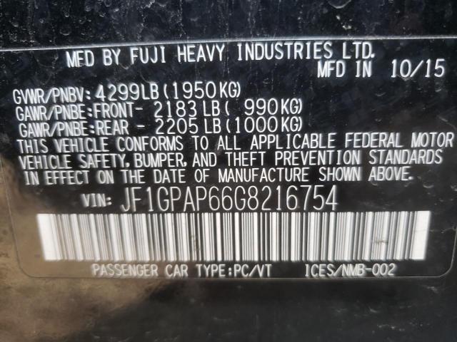 2016 SUBARU IMPREZA SP JF1GPAP66G8216754