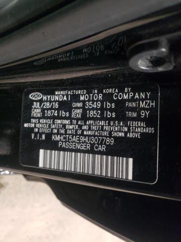 2017 HYUNDAI ACCENT SE KMHCT5AE9HU307789