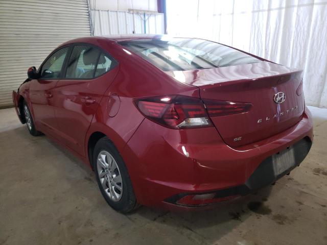 2020 HYUNDAI ELANTRA SE KMHD74LF4LU895795