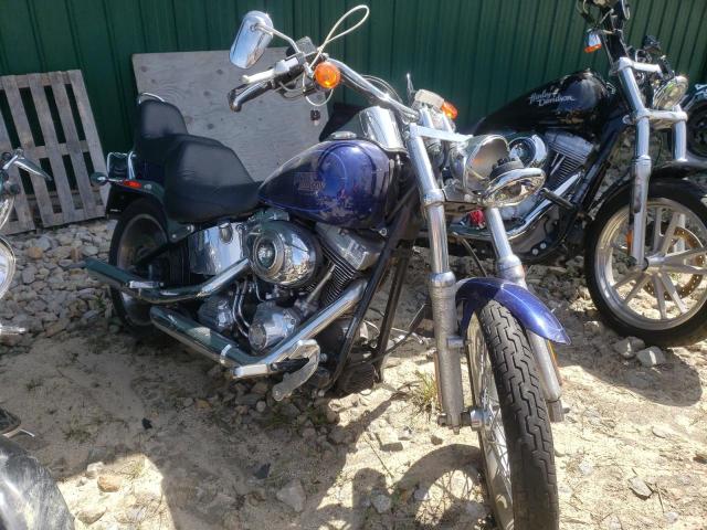 Salvage motorcycles for sale at Candia, NH auction: 2007 Harley-Davidson Fxst Custo