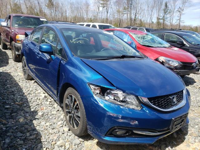 Salvage cars for sale from Copart Candia, NH: 2013 Honda Civic EXL