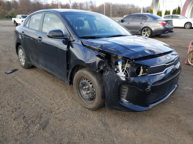 Salvage cars for sale at East Granby, CT auction: 2020 KIA Rio LX