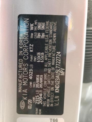 2020 KIA SOUL LX KNDJ23AU5L7722724