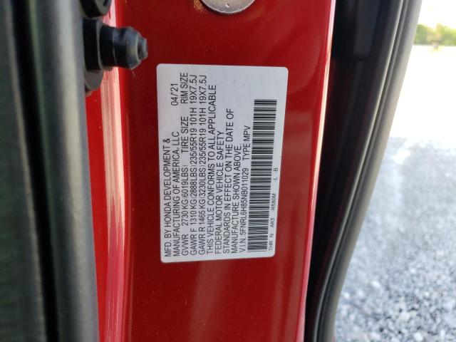 2022 HONDA ODYSSEY 5FNRL6H85NB011029