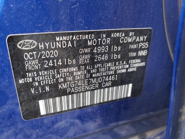 2021 GENESIS G70 KMTG74LE7MU074461