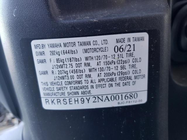 2022 YAMAHA YW125 RKRSEH9Y2NA001680