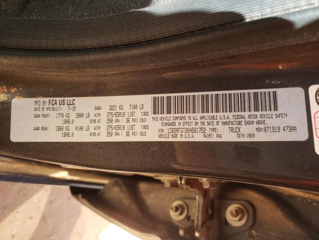 2019 RAM 1500 TRADE 1C6SRFGT2KN561752