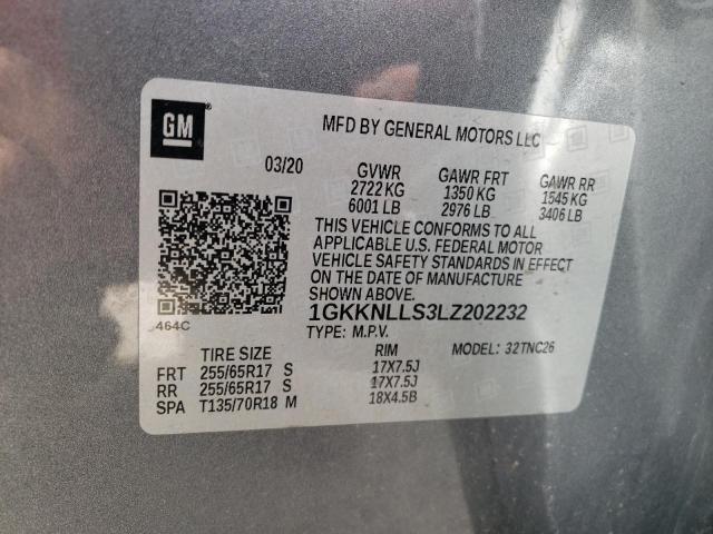 2020 GMC ACADIA AT4 1GKKNLLS3LZ202232