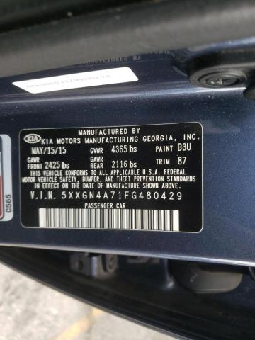 2015 KIA OPTIMA EX 5XXGN4A71FG480429