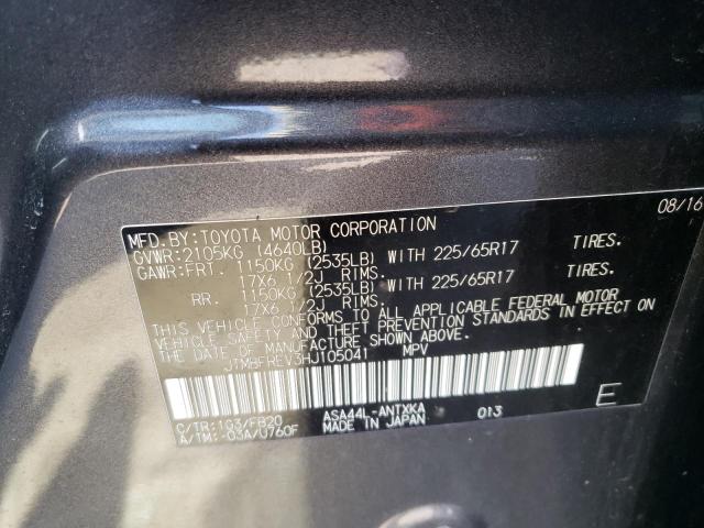 2017 TOYOTA RAV4 LE JTMBFREV3HJ105041