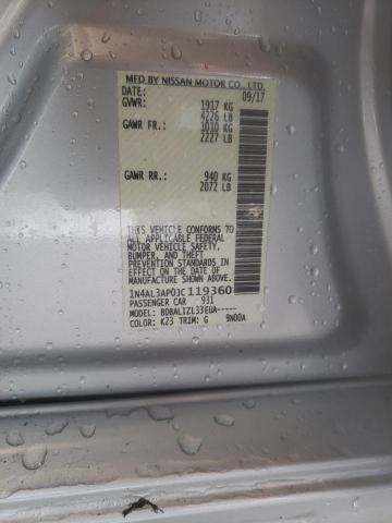 2018 NISSAN ALTIMA 2.5 1N4AL3AP0JC119360