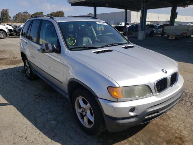 Salvage cars for sale from Copart San Martin, CA: 2002 BMW X5 3.0I