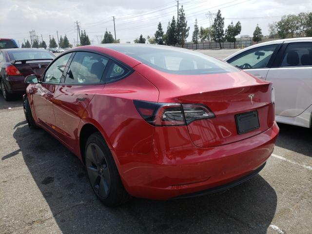 2022 TESLA 3 5YJ3E1EA3NF134290