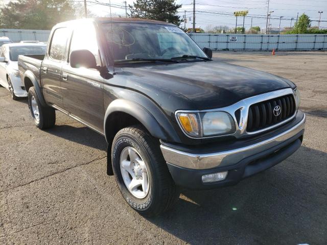 Salvage trucks for sale at Moraine, OH auction: 2004 Toyota Tacoma DOU