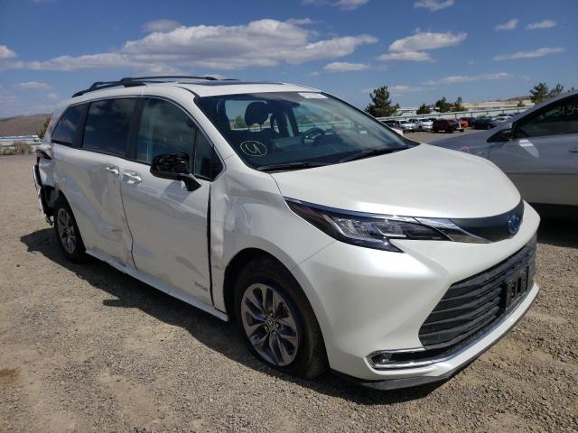 2021 TOYOTA SIENNA XLE 5TDJSKFC2MS019017