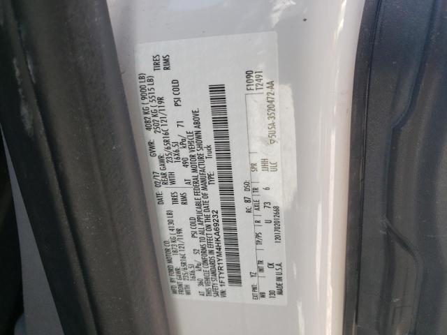 2017 FORD TRANSIT T- 1FTYR1YM4HKA69232