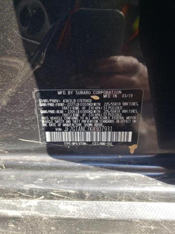 2019 SUBARU CROSSTREK JF2GTANC7KH307931