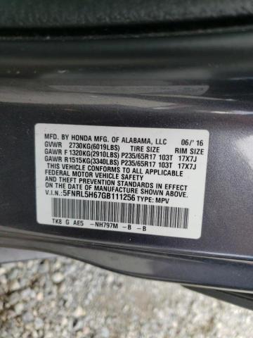 2016 HONDA ODYSSEY EX 5FNRL5H67GB111256